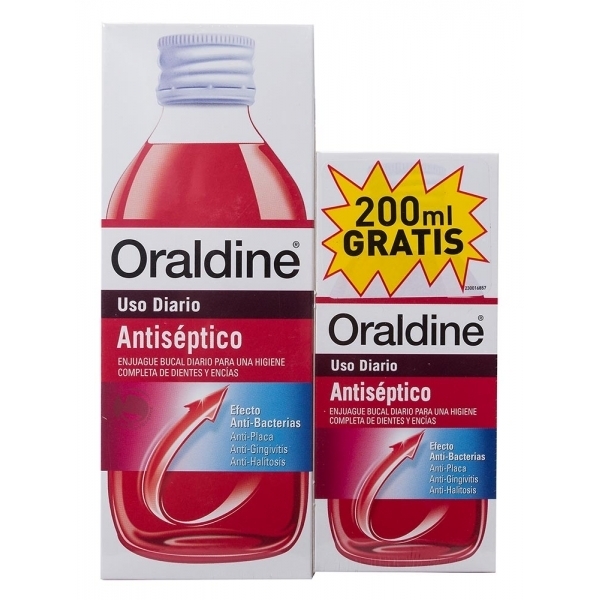 Oraldine Antiseptico Pack 400 ml + 200 ml