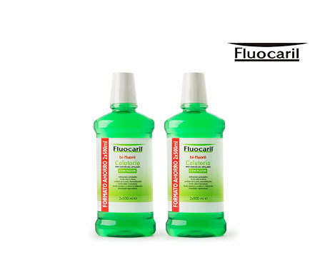 Fluocaril Bi-Fluore Colutorio Con Fluor Pack 500 ml 2 U