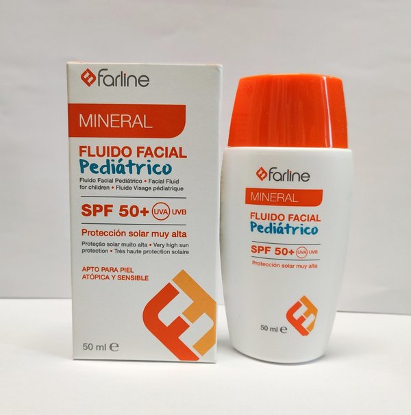 Farline Mineral Fluido Facial Pediátrico SPF 50+